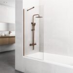 Mampara panel fijo de bañera SCREEN COBRE