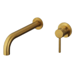 Grifo empotrable de lavabo SIRIO oro PVD cepillado