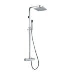 Conjunto de ducha termostático cuadrado QUADRA ELITE