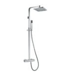 Conjunto de ducha termostático cuadrado QUADRA ELITE