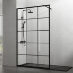 Mampara ducha fija SCREEN BLACK CHESS