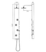 Columna de ducha SUDERLAND monomando - Imagen 3