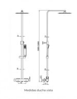 Conjunto de ducha cromado INVERTER C monomando - Imagen 5