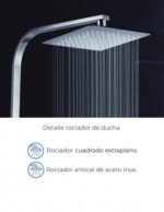 Conjunto de ducha cromado INVERTER C monomando - Imagen 4