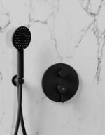 Grifería para ducha empotrada SIRIO NEGRO MATE