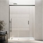 Mampara ducha Fijo + Corredera BASIC SIN CIERRE TITANIO - Imagen 2