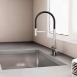 Grifo de cocina osmosis extraíble Acero/Negro - Imagen 2