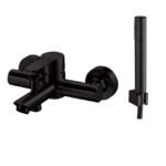 Grifo monomando para bañera IONY Acero negro