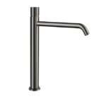 Grifo monomando para lavabo caño alto HELIOS Titanio