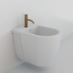 Grifo monomando para bidé HELIOS Cobre - Imagen 2