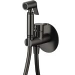 Grifo monomando bidé empotrado titanio ROUND