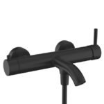 Grifo monomando para bañera SIRIO negro mate