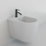 Grifo monomando para bidé SIRIO TITANIO - Imagen 2