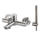 Grifo monomando para bañera IONY Acero