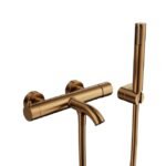 Grifo monomando para bañera HELIOS Cobre