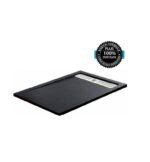 Plato de ducha carga mineral textura pizarra ARGOS - Imagen 4