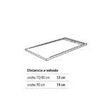 Plato de ducha carga mineral textura pizarra ARGOS - Imagen 12