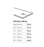 Plato de ducha de carga mineral con textura pizarra Ardesia - Imagen 13