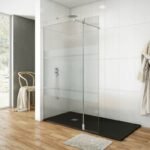 Mampara cristal fijo + abatible SCREEN MOVING BISAGRA - Imagen 2